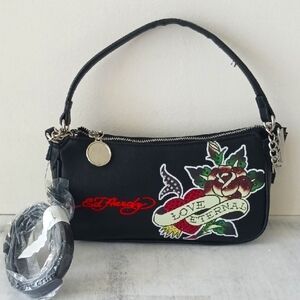 Ed Hardy Black Love Eternal Women's Bag